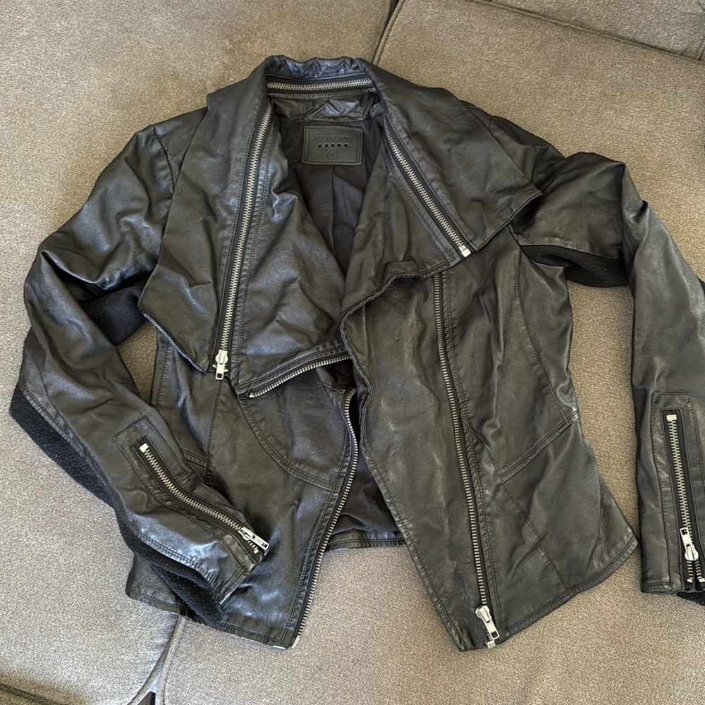 BlankNYC black leather jacket